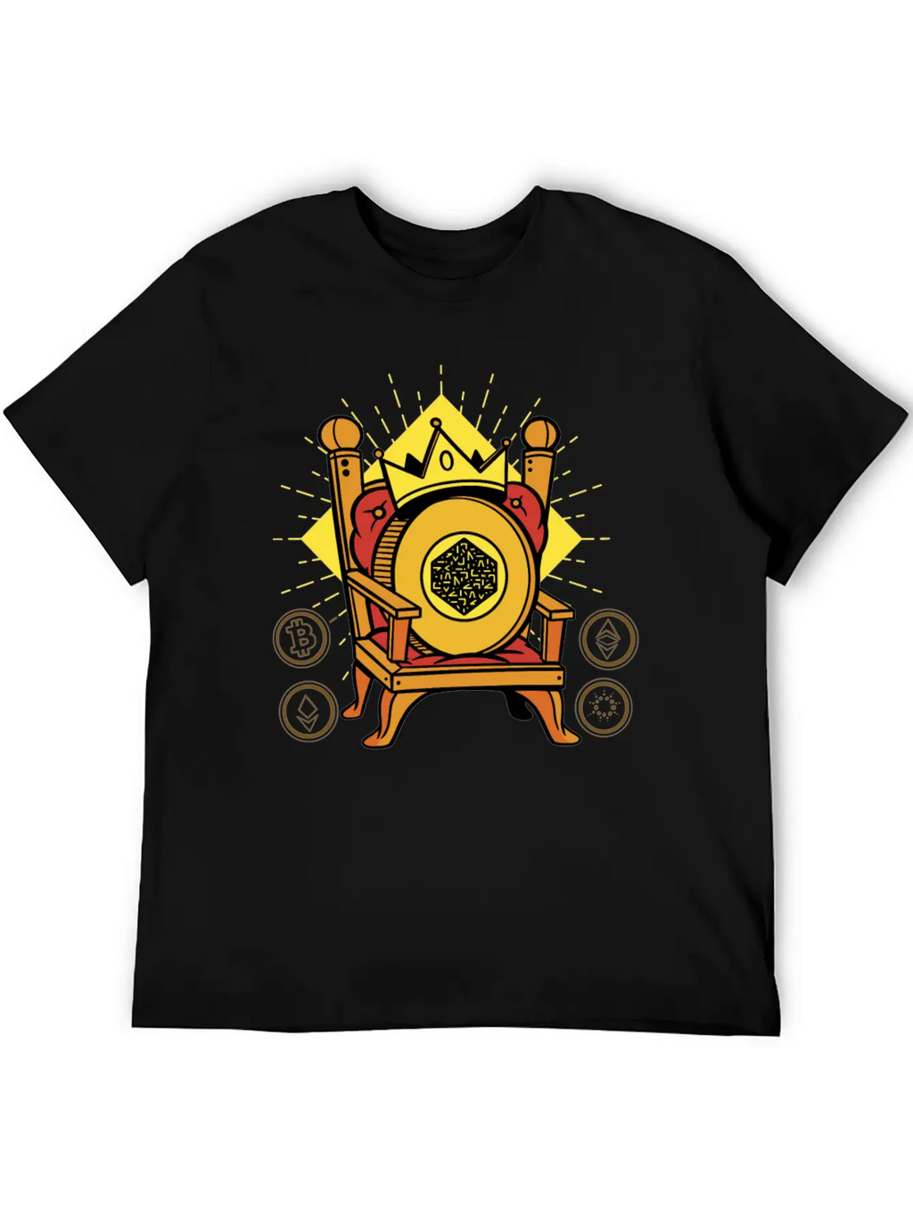Numeraire Is King Crypto Essential Cotton Tee For Daily Outfits – Unisex Style