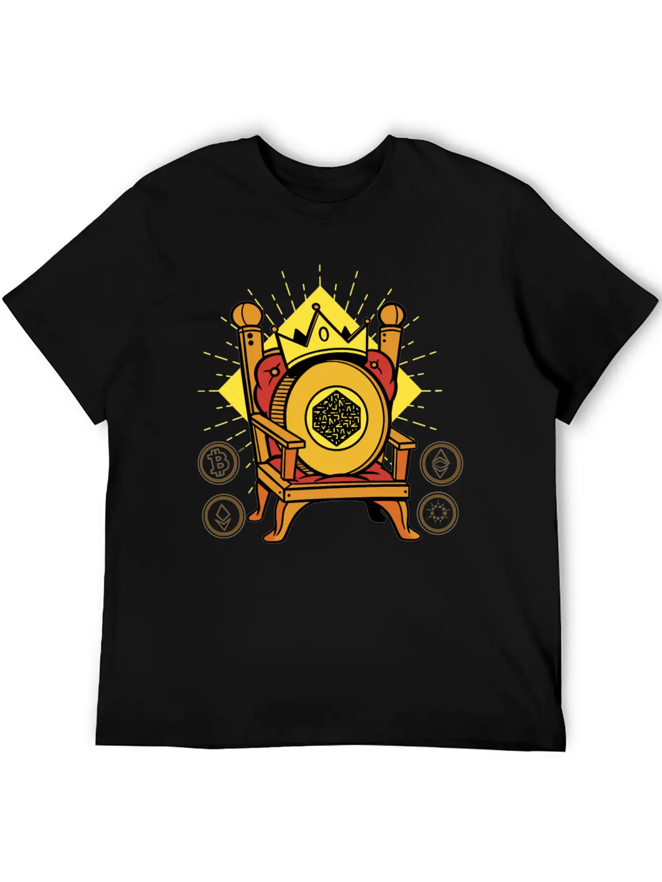 Numeraire Is King Crypto Essential Cotton Tee For Daily Outfits – Unisex Style