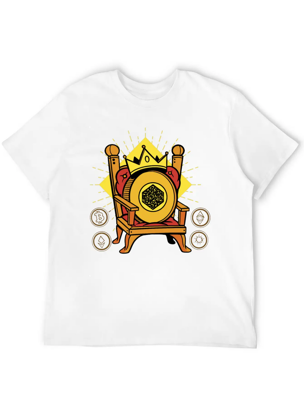 Numeraire Is King Crypto Essential Cotton Tee For Daily Outfits – Unisex Style