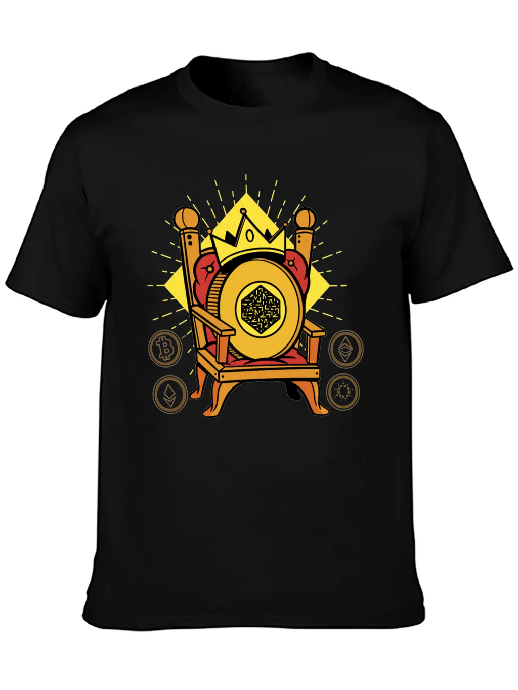 Numeraire Is King Crypto Essential Cotton Tee For Daily Outfits – Unisex Style