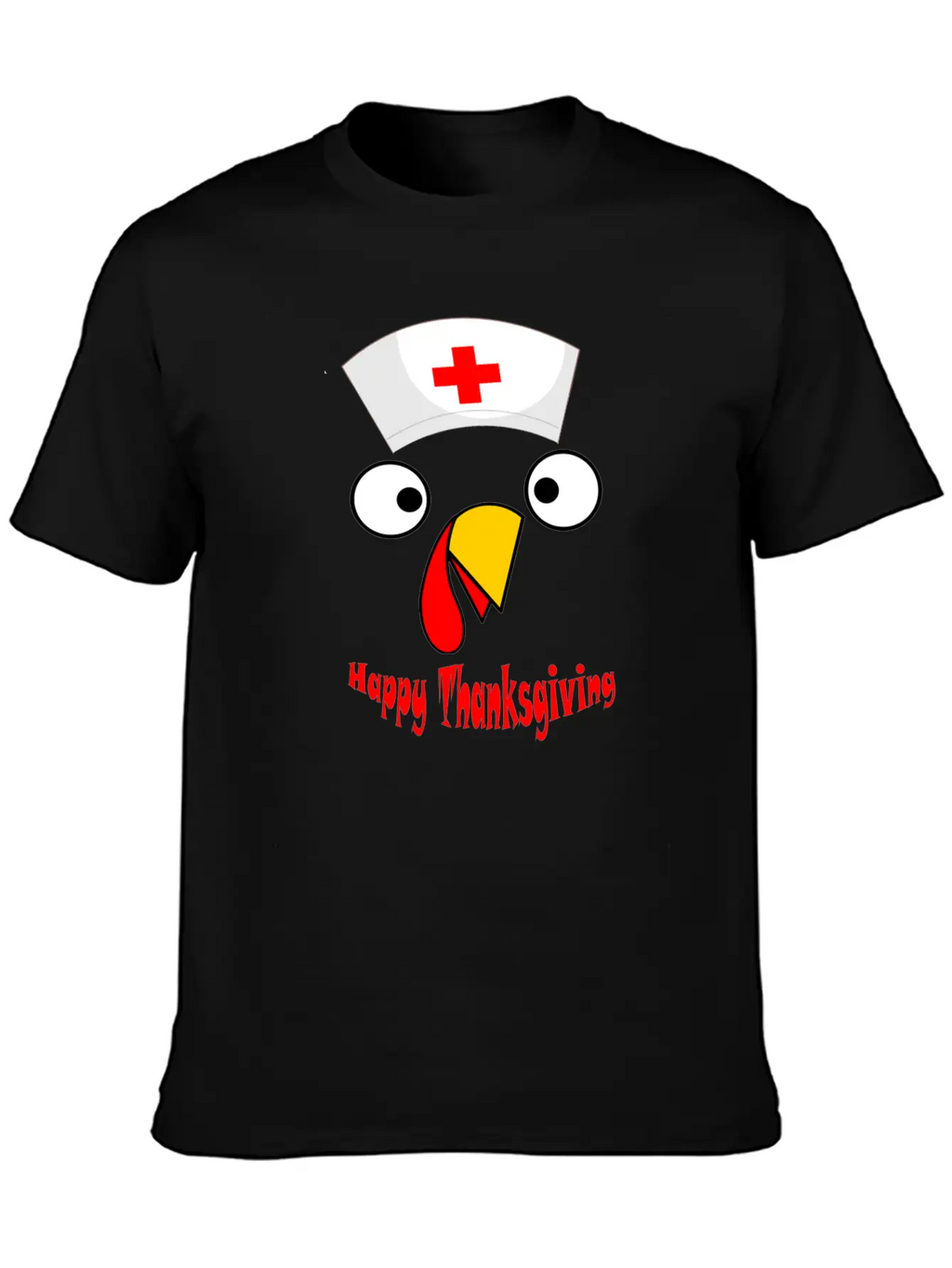 Nurse Happy Thanksgiving Turkey Timeless Short Sleeve Tee – Comfy And Minimalist Design