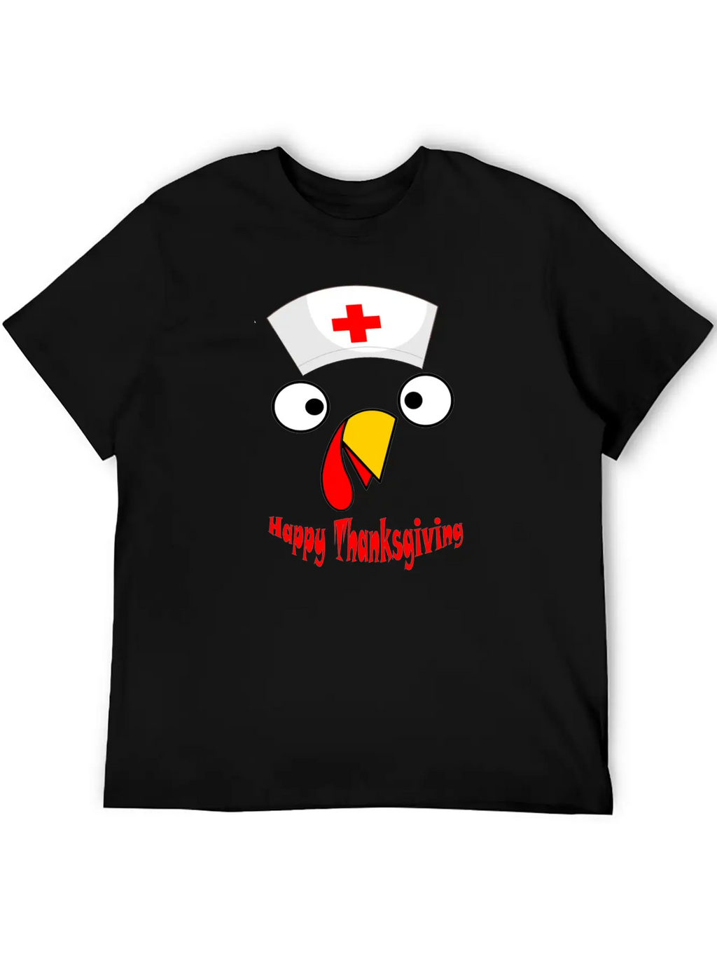 Nurse Happy Thanksgiving Turkey Timeless Short Sleeve Tee – Comfy And Minimalist Design