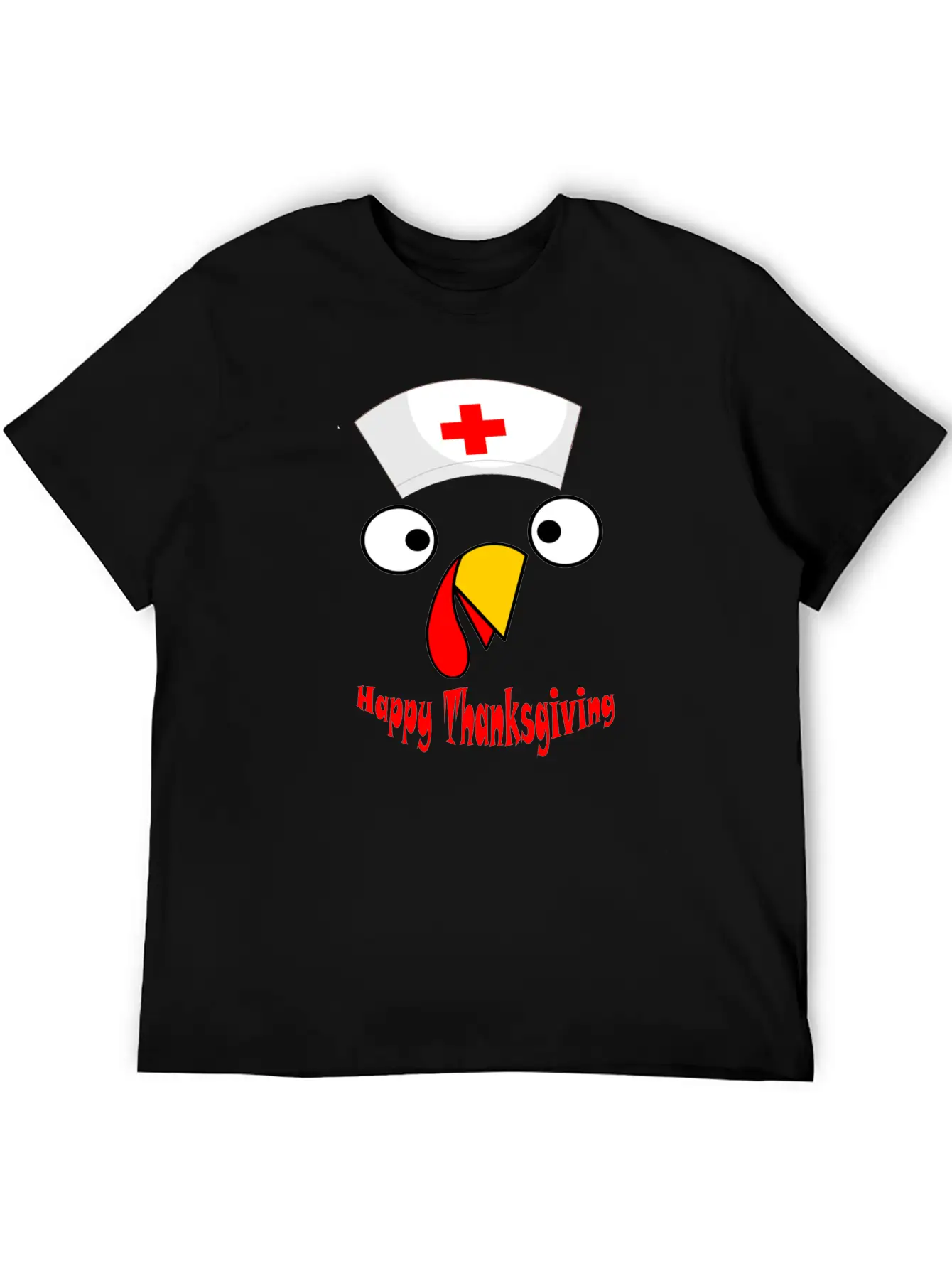 Nurse Happy Thanksgiving Turkey Timeless Short Sleeve Tee – Comfy And Minimalist Design