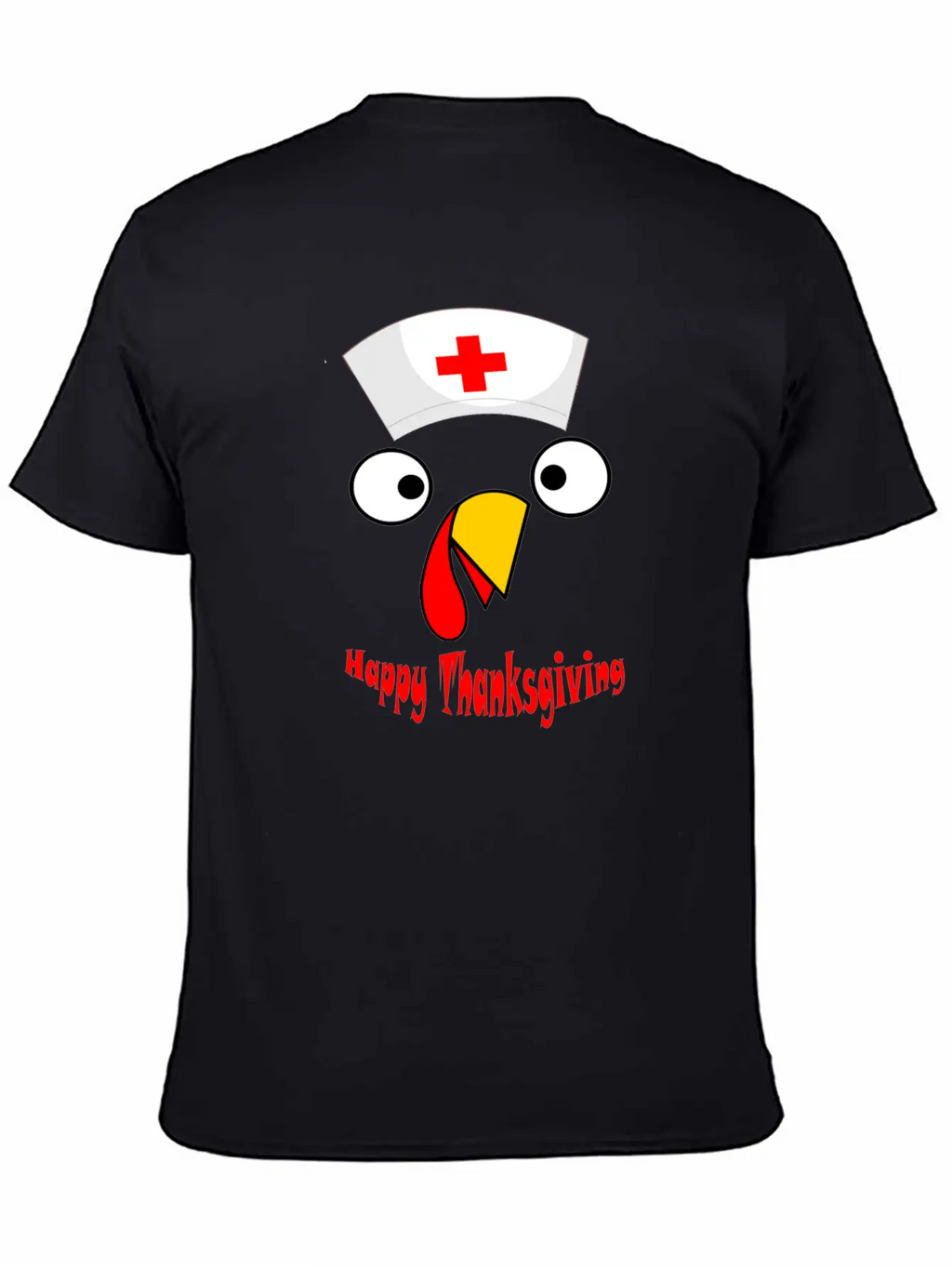 Nurse Happy Thanksgiving Turkey Timeless Short Sleeve Tee – Comfy And Minimalist Design
