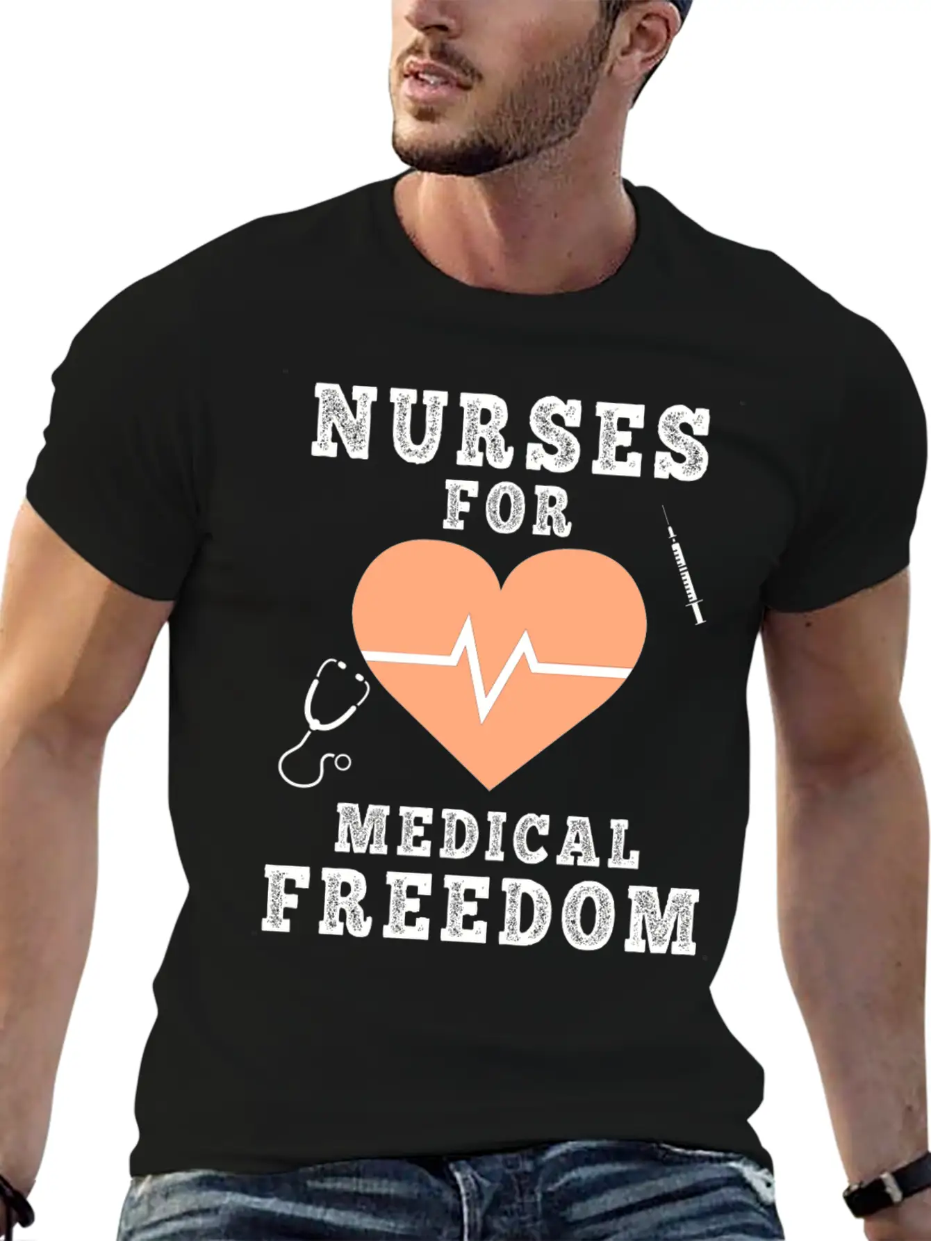 Nurse Nursing Cool Hospital Gift Medical Stylish Everyday T-Shirt – Unisex Basic Cotton Tee