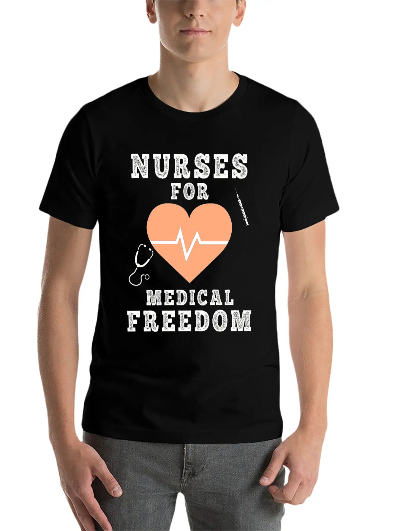 Nurse Nursing Cool Hospital Gift Medical Stylish Everyday T-Shirt – Unisex Basic Cotton Tee