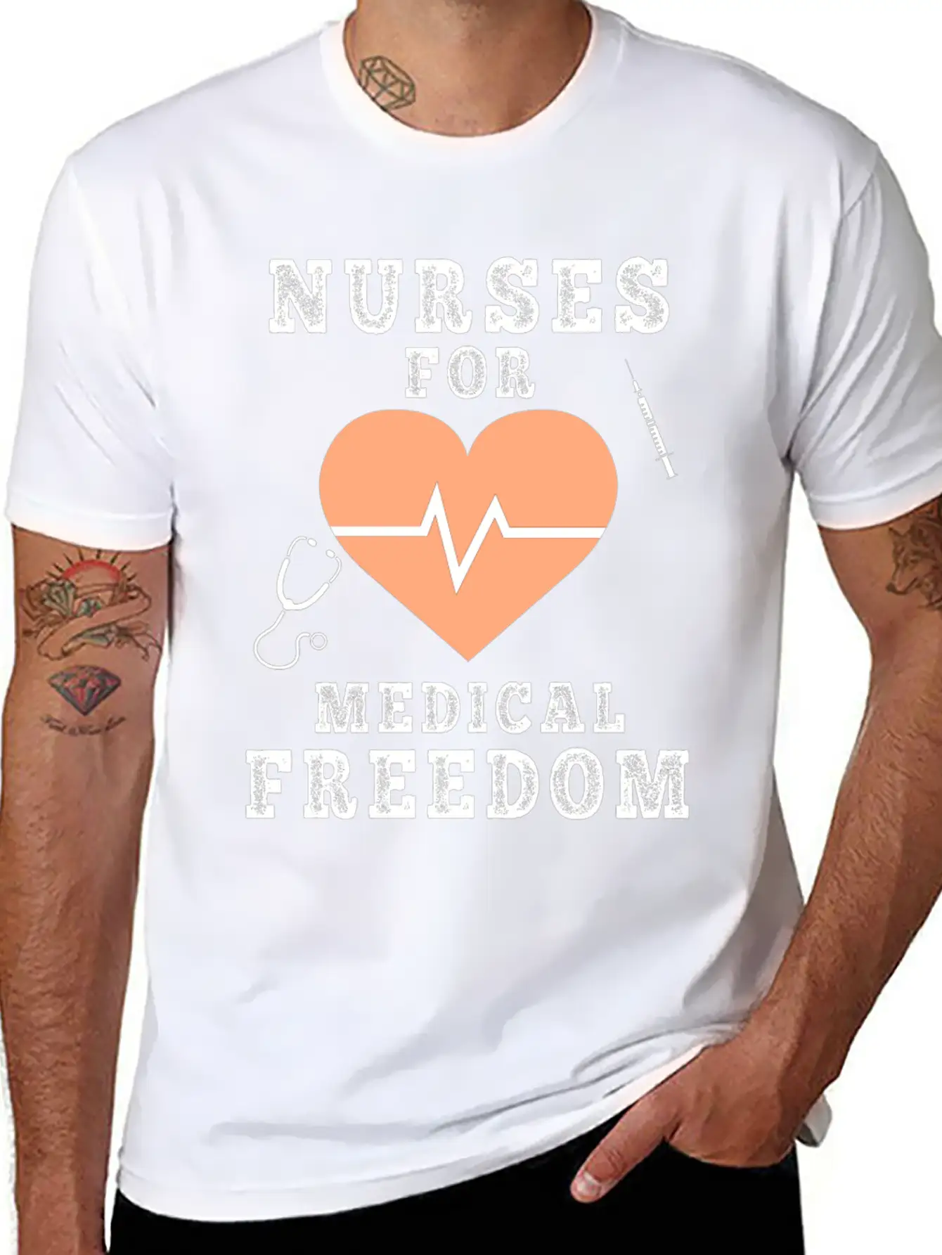 Nurse Nursing Cool Hospital Gift Medical Stylish Everyday T-Shirt – Unisex Basic Cotton Tee