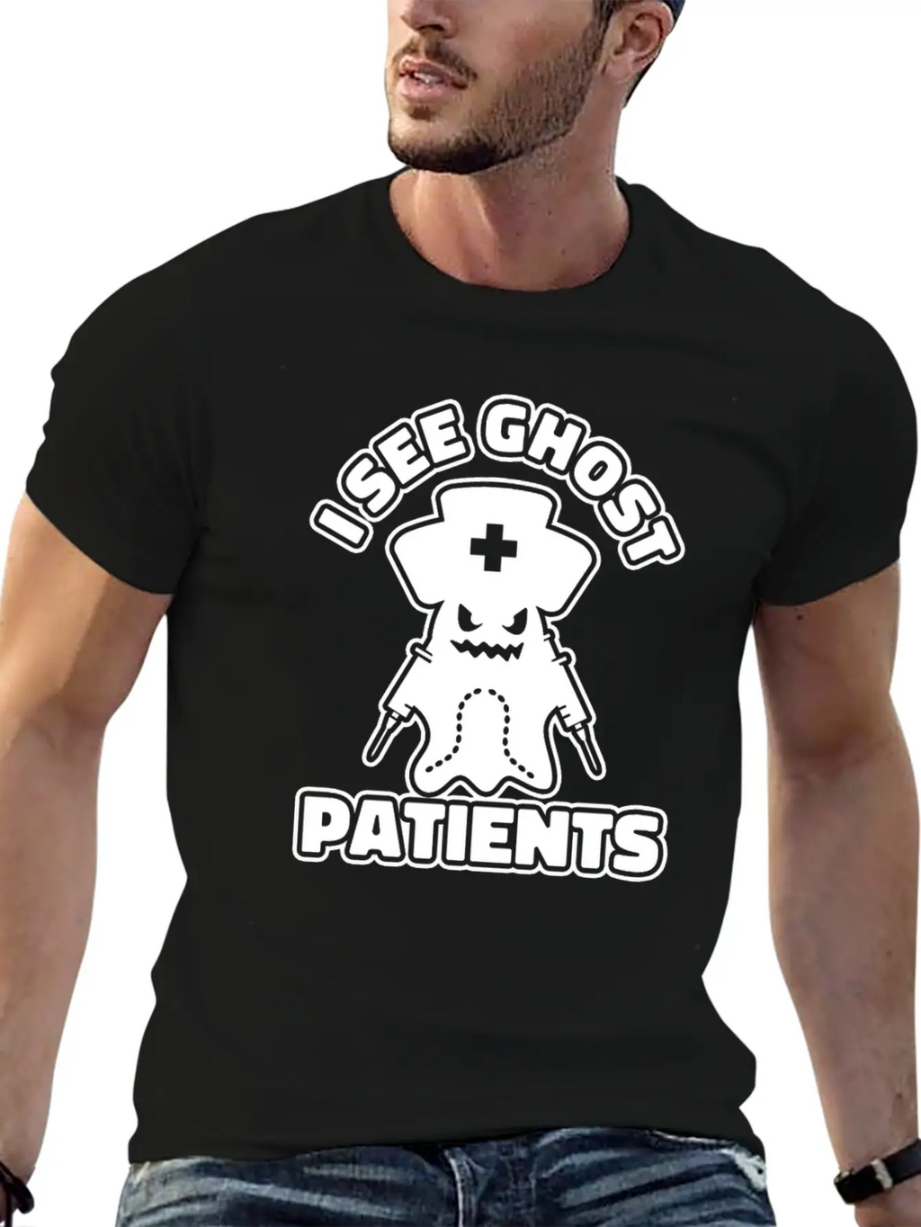 Nurse Nursing Ghost Classic Cotton Tee – Unisex Comfort For Any Season