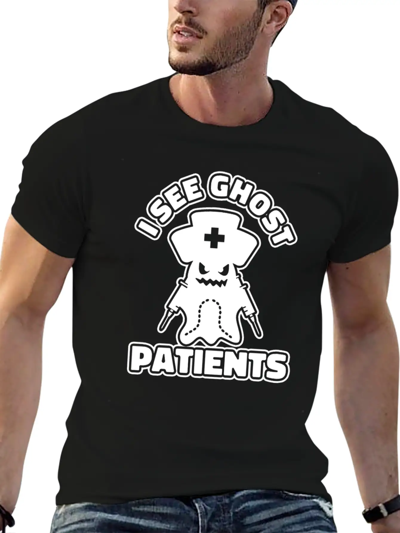 Nurse Nursing Ghost Classic Cotton Tee – Unisex Comfort For Any Season