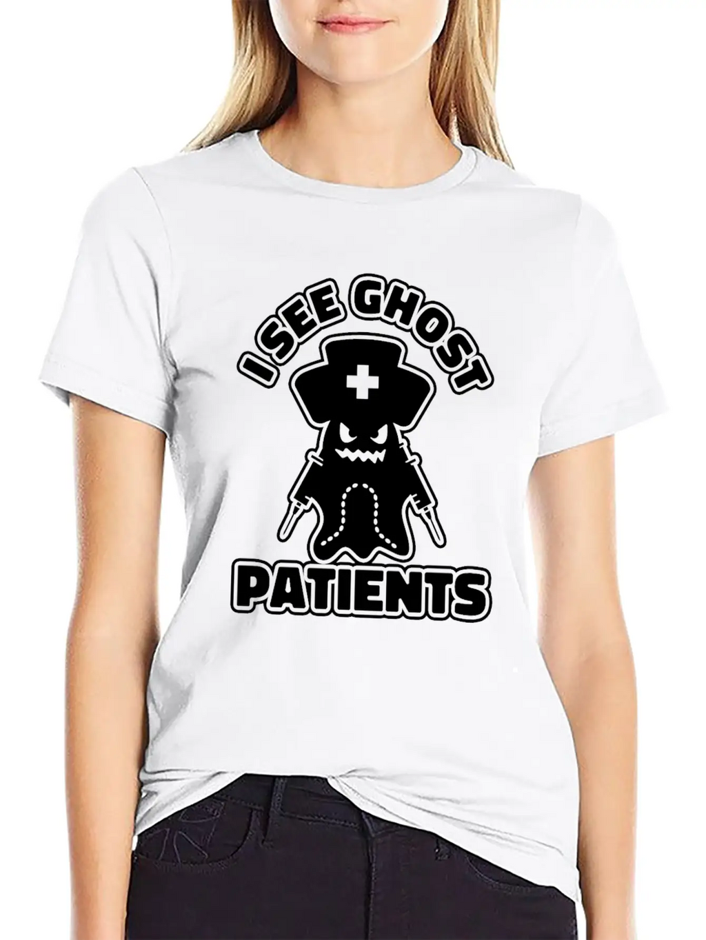 Nurse Nursing Ghost Classic Cotton Tee – Unisex Comfort For Any Season