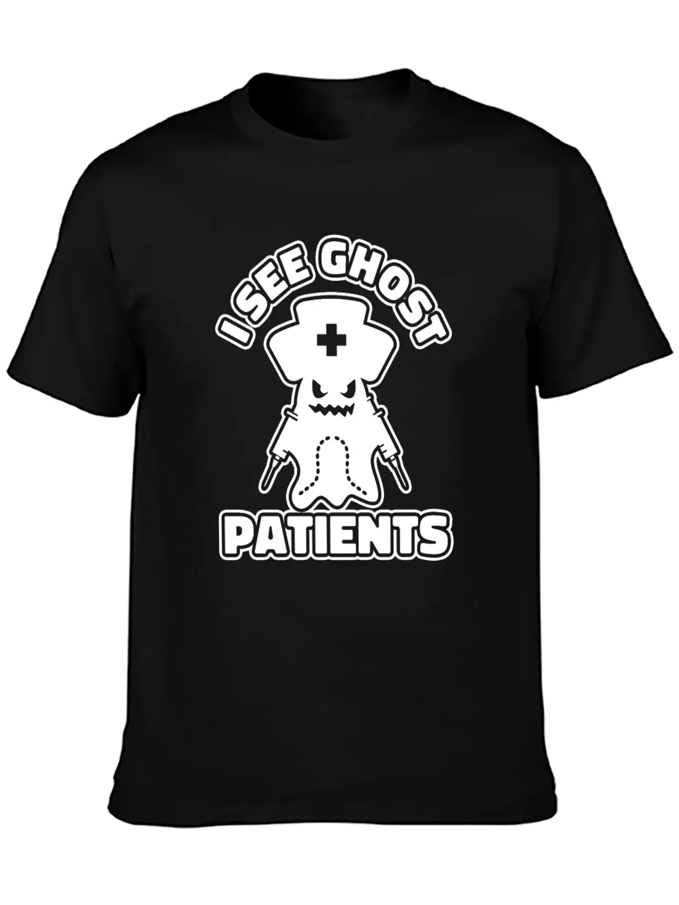 Nurse Nursing Ghost Classic Cotton Tee – Unisex Comfort For Any Season