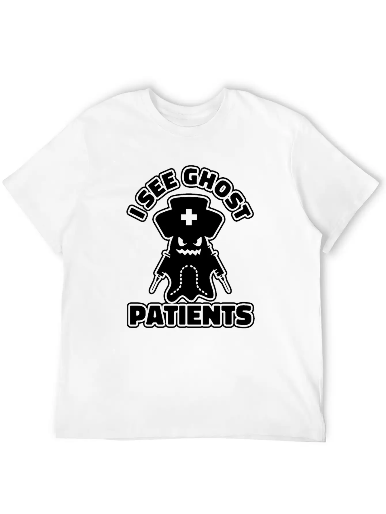 Nurse Nursing Ghost Classic Cotton Tee – Unisex Comfort For Any Season