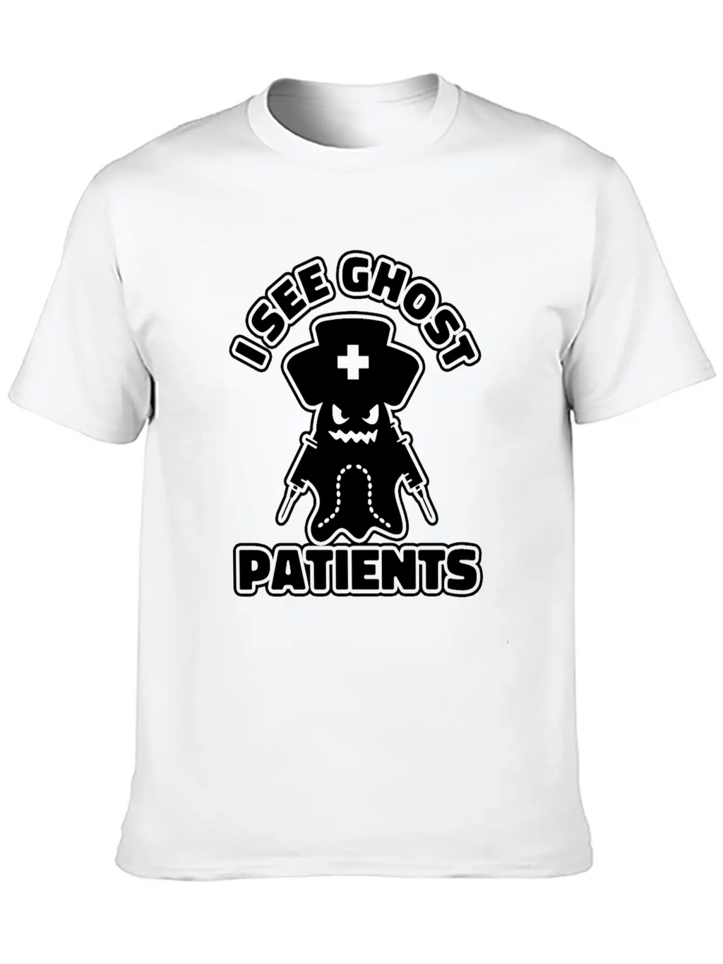Nurse Nursing Ghost Classic Cotton Tee – Unisex Comfort For Any Season