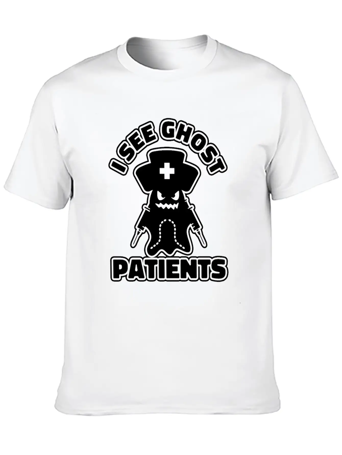 Nurse Nursing Ghost Classic Cotton Tee – Unisex Comfort For Any Season
