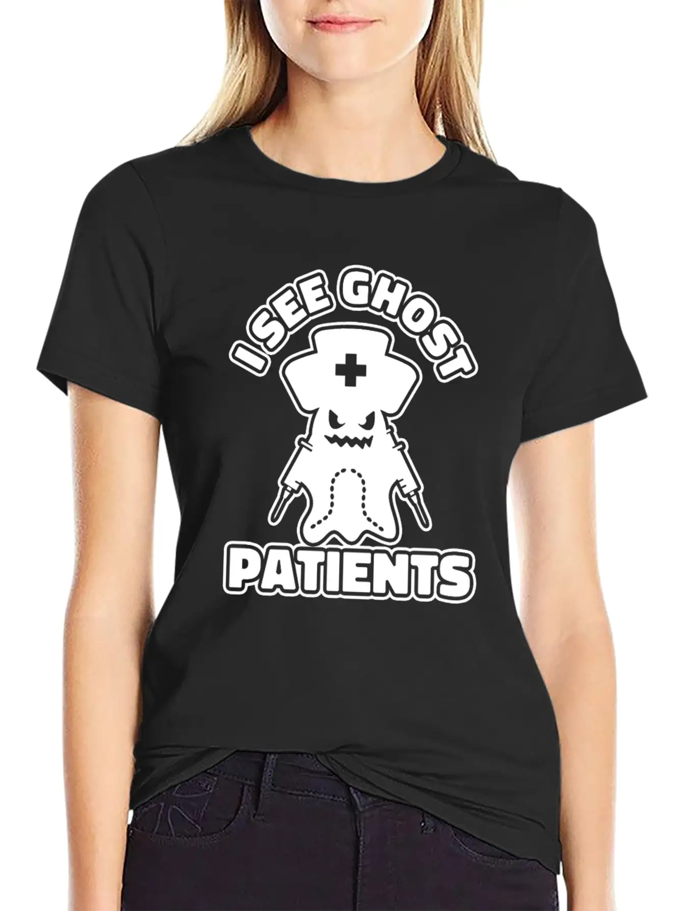 Nurse Nursing Ghost Classic Cotton Tee – Unisex Comfort For Any Season