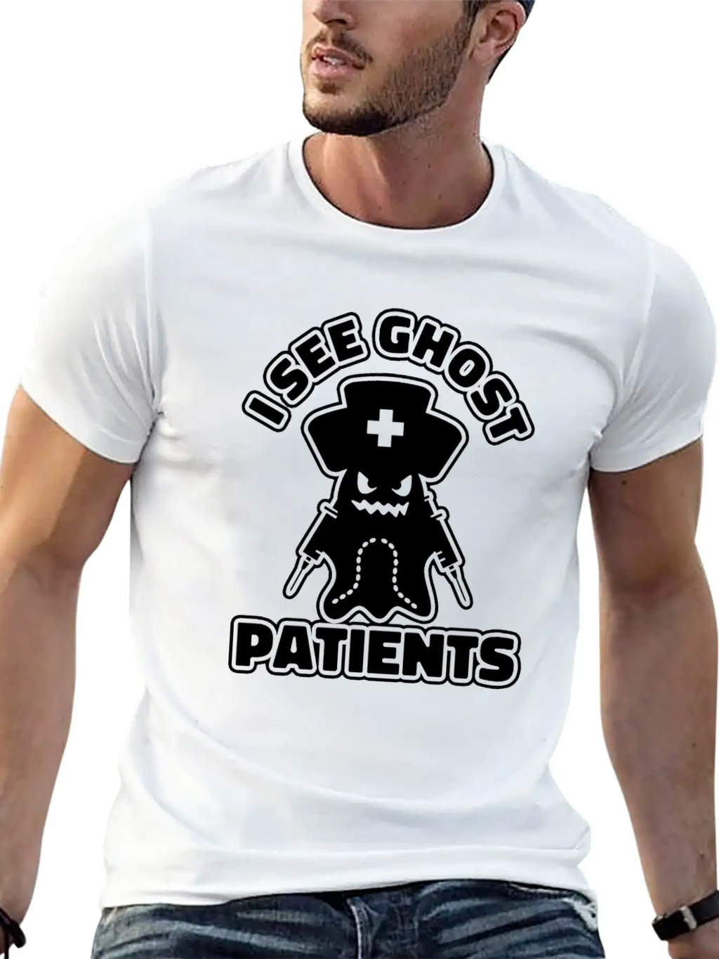 Nurse Nursing Ghost Classic Cotton Tee – Unisex Comfort For Any Season