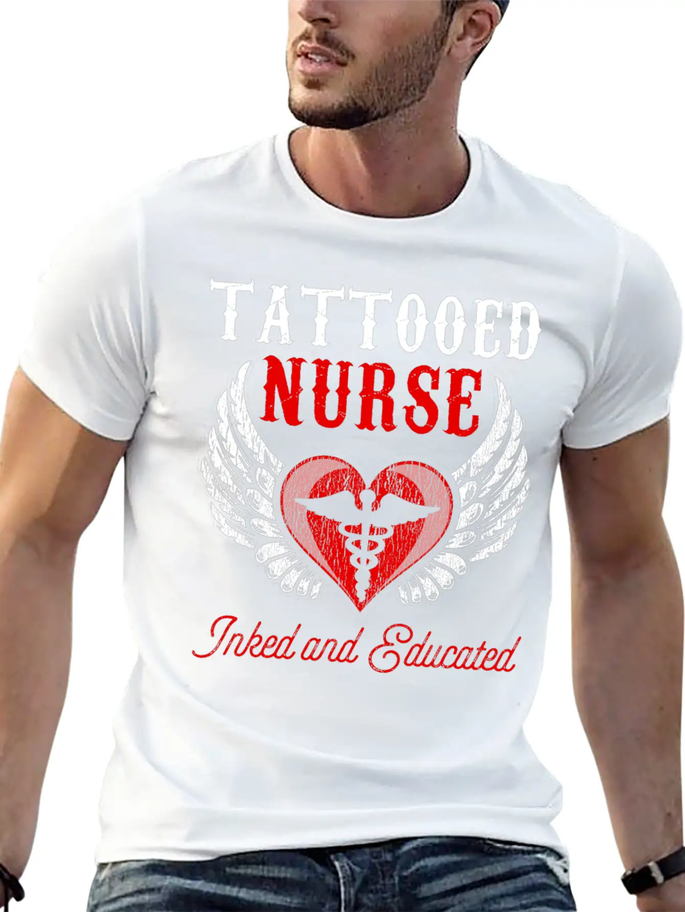 Nurse Nursing Medical Nurse Lover Hospital Gift Relaxed Everyday Tee – Lightweight And Durable Cotton