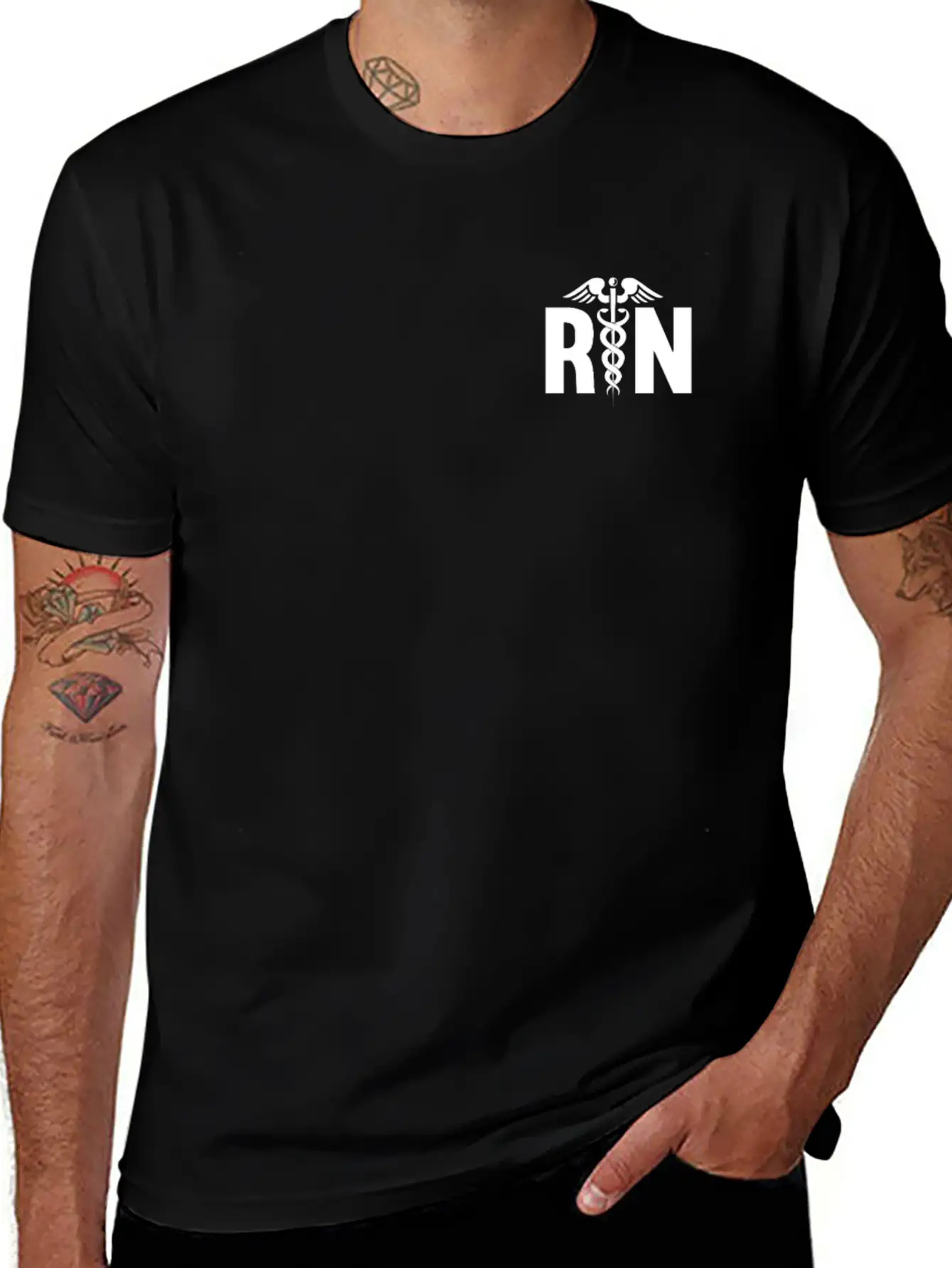 Nurse Nursing Registered Nurse Breathable Graphic T-Shirt – Perfect For Casual Days