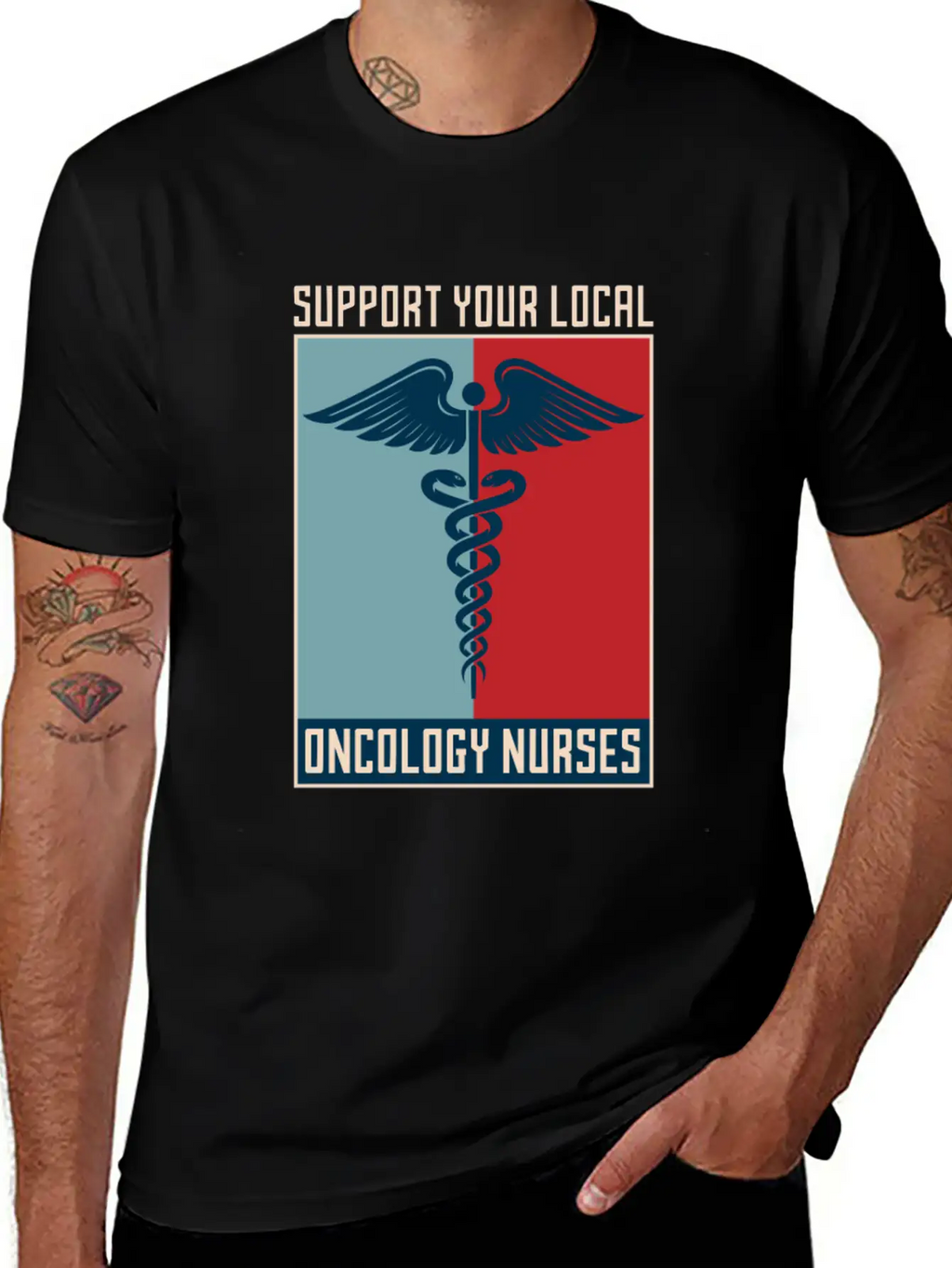 Nurse Nursing Support Oncology Nurse Relaxed Everyday Tee – Lightweight And Durable Cotton