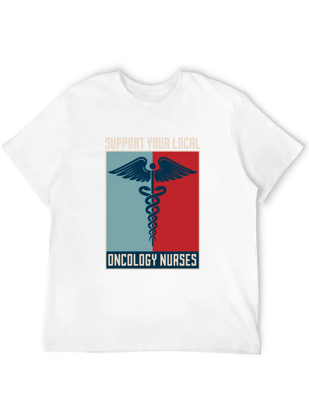 Nurse Nursing Support Oncology Nurse Relaxed Everyday Tee – Lightweight And Durable Cotton