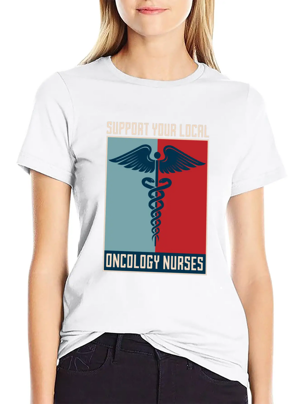 Nurse Nursing Support Oncology Nurse Relaxed Everyday Tee – Lightweight And Durable Cotton