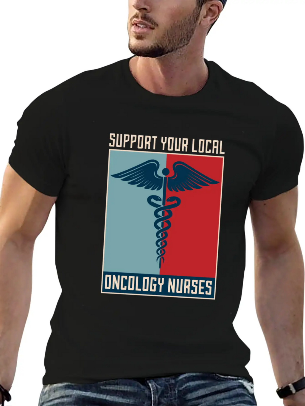 Nurse Nursing Support Oncology Nurse Relaxed Everyday Tee – Lightweight And Durable Cotton