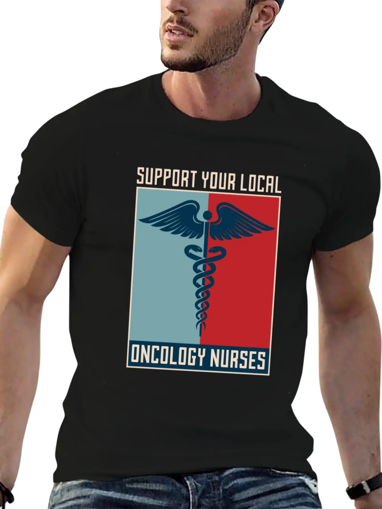Nurse Nursing Support Oncology Nurse Relaxed Everyday Tee – Lightweight And Durable Cotton