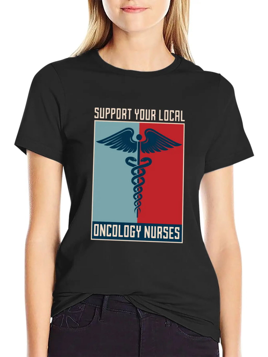Nurse Nursing Support Oncology Nurse Relaxed Everyday Tee – Lightweight And Durable Cotton