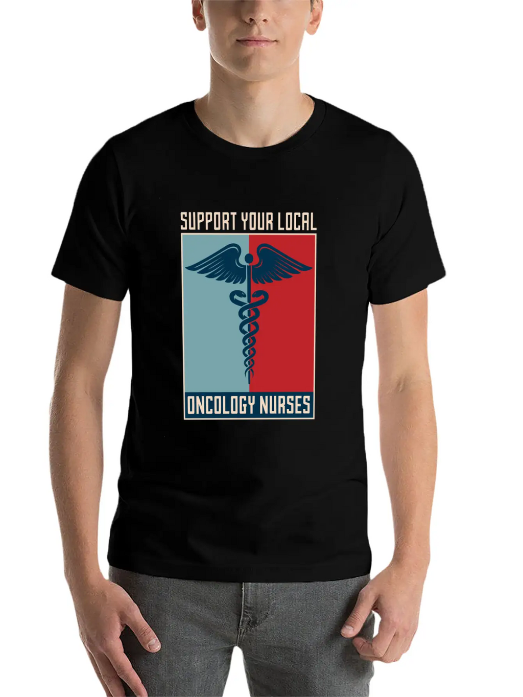 Nurse Nursing Support Oncology Nurse Relaxed Everyday Tee – Lightweight And Durable Cotton