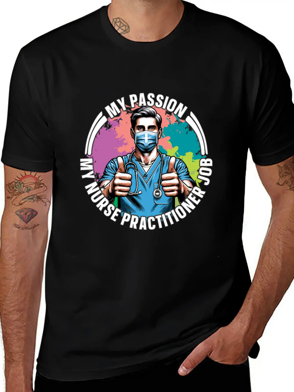 Nurse Practitioner My Passion My Nurse Healthcare Classic Cotton Tee – Unisex Comfort For Any Season