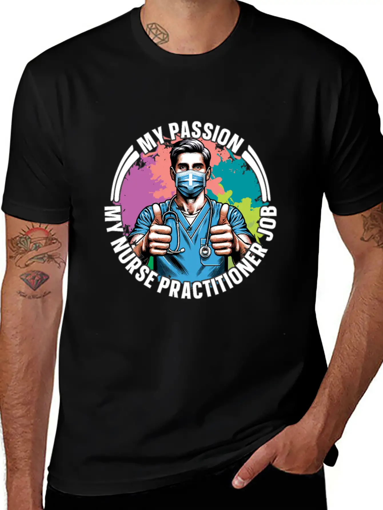 Nurse Practitioner My Passion My Nurse Healthcare Classic Cotton Tee – Unisex Comfort For Any Season