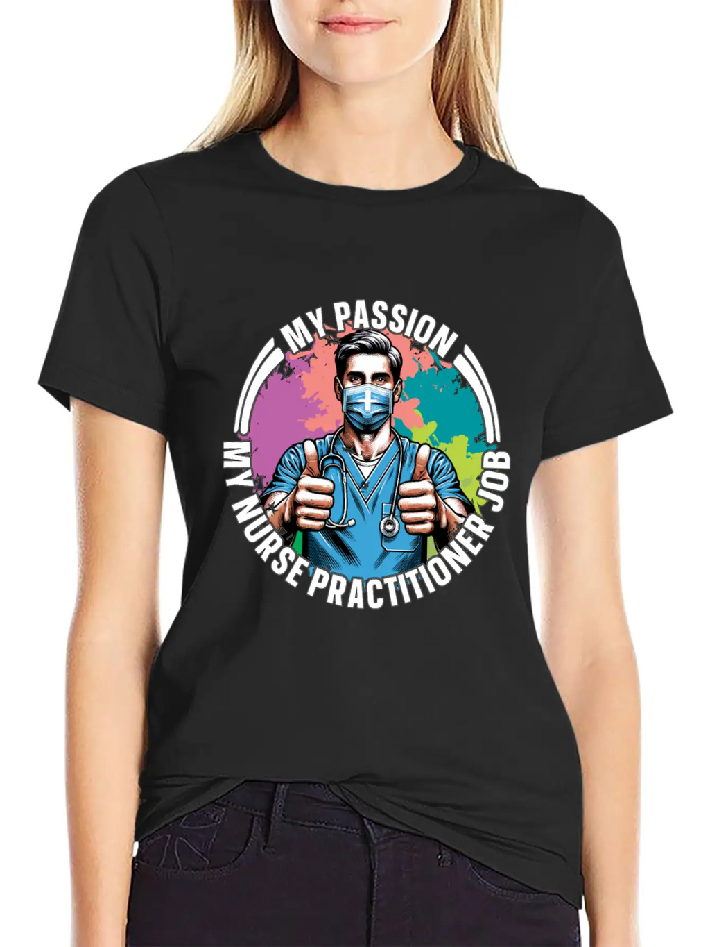 Nurse Practitioner My Passion My Nurse Healthcare Classic Cotton Tee – Unisex Comfort For Any Season