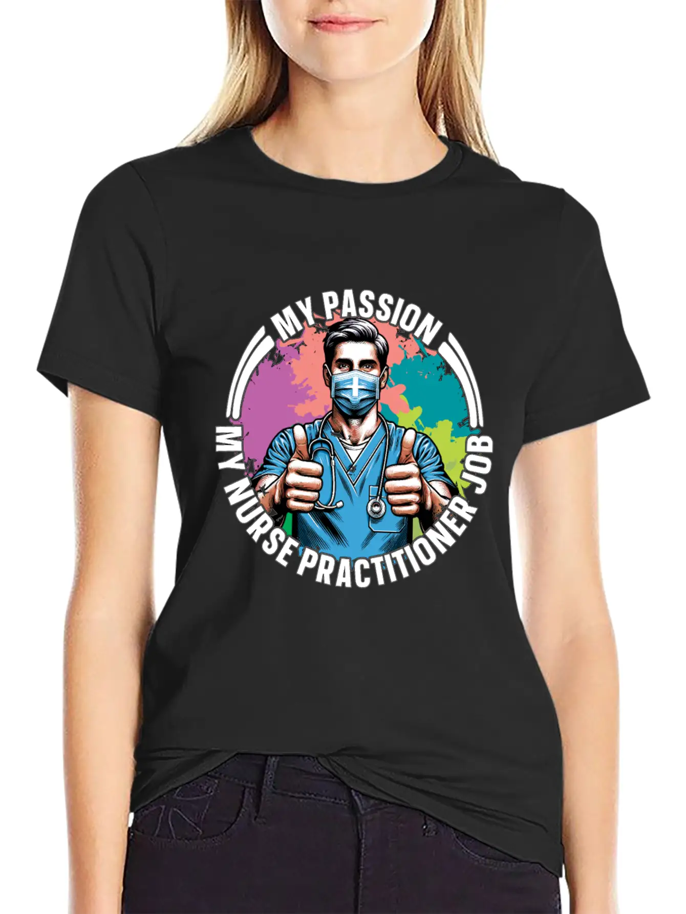 Nurse Practitioner My Passion My Nurse Healthcare Classic Cotton Tee – Unisex Comfort For Any Season