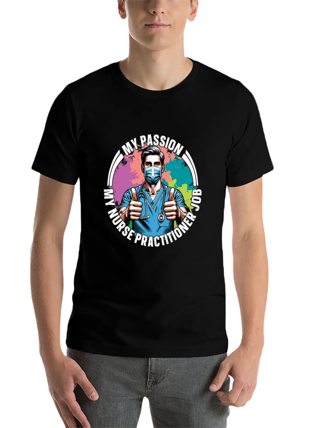 Nurse Practitioner My Passion My Nurse Healthcare Classic Cotton Tee – Unisex Comfort For Any Season