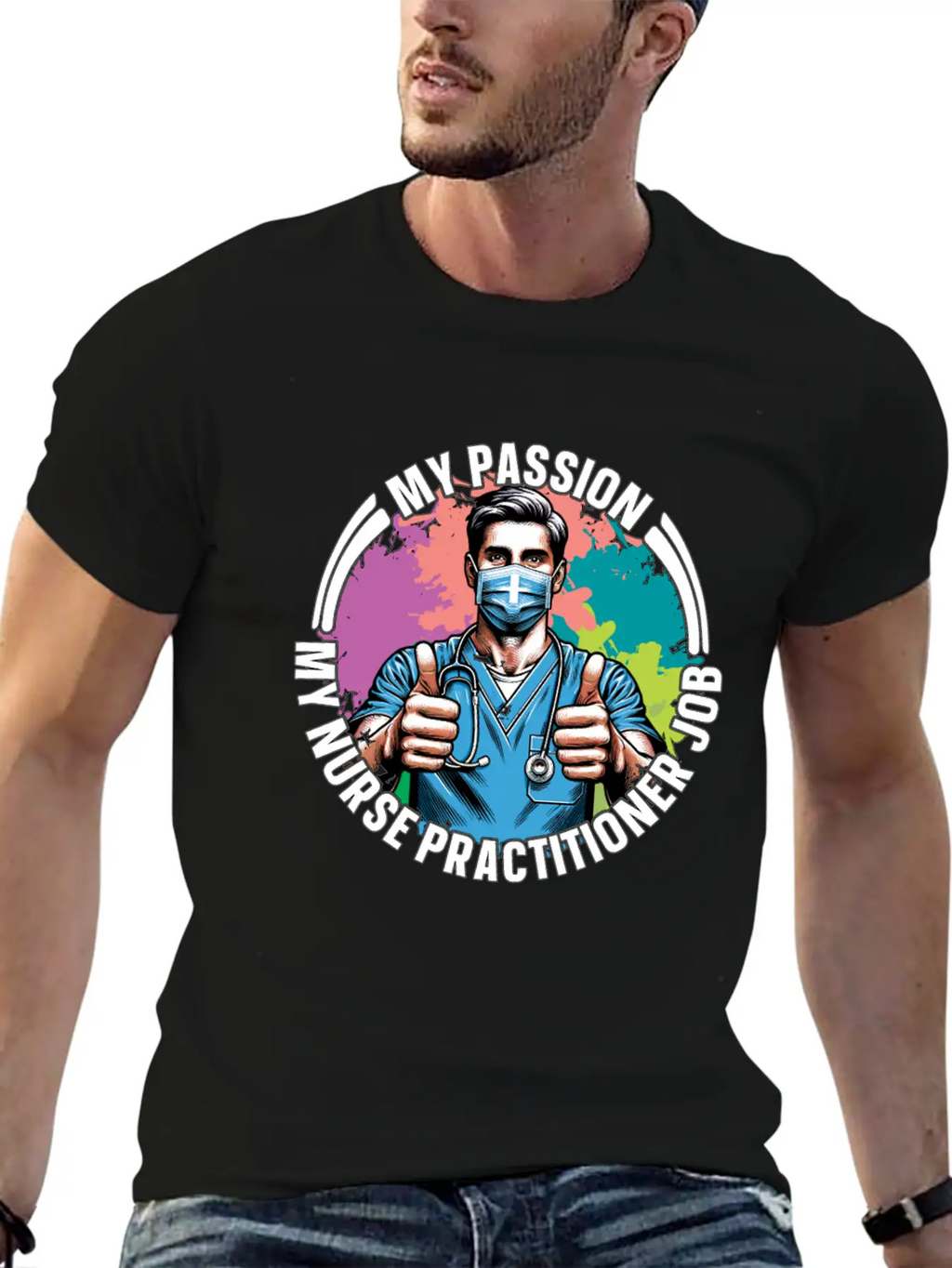 Nurse Practitioner My Passion My Nurse Healthcare Classic Cotton Tee – Unisex Comfort For Any Season