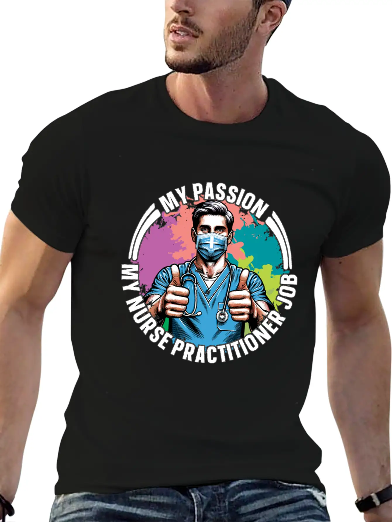 Nurse Practitioner My Passion My Nurse Healthcare Classic Cotton Tee – Unisex Comfort For Any Season