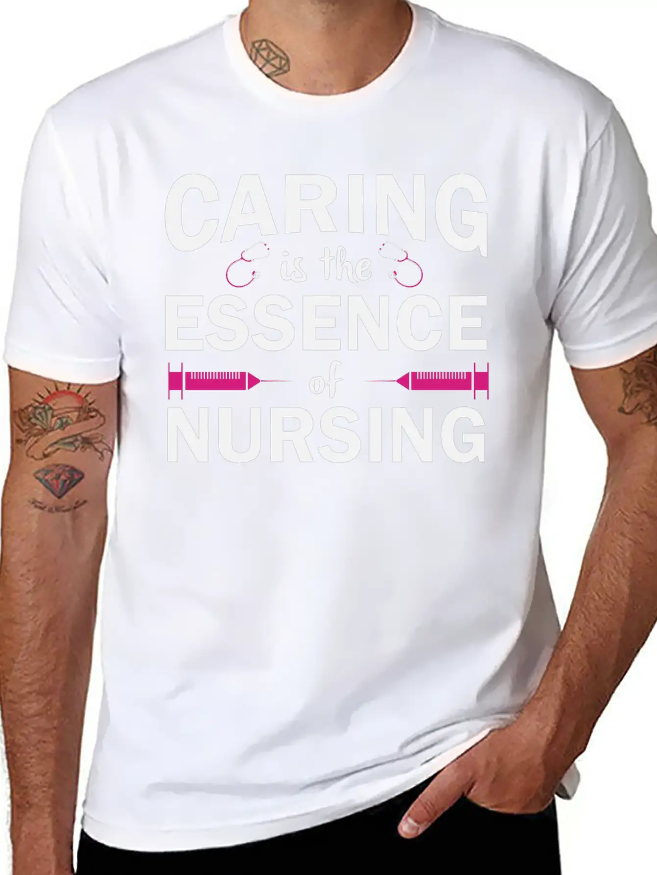 Nurse Quote Medical Assistant Nurse Life Breathable Graphic T-Shirt – Perfect For Casual Days