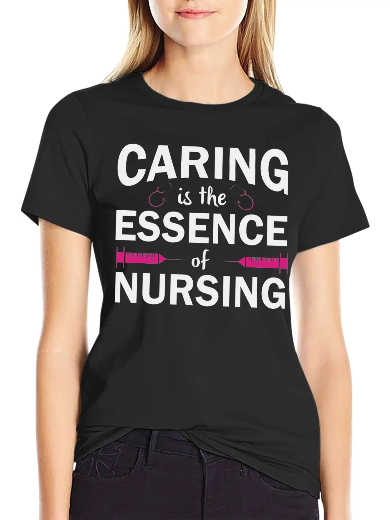 Nurse Quote Medical Assistant Nurse Life Breathable Graphic T-Shirt – Perfect For Casual Days