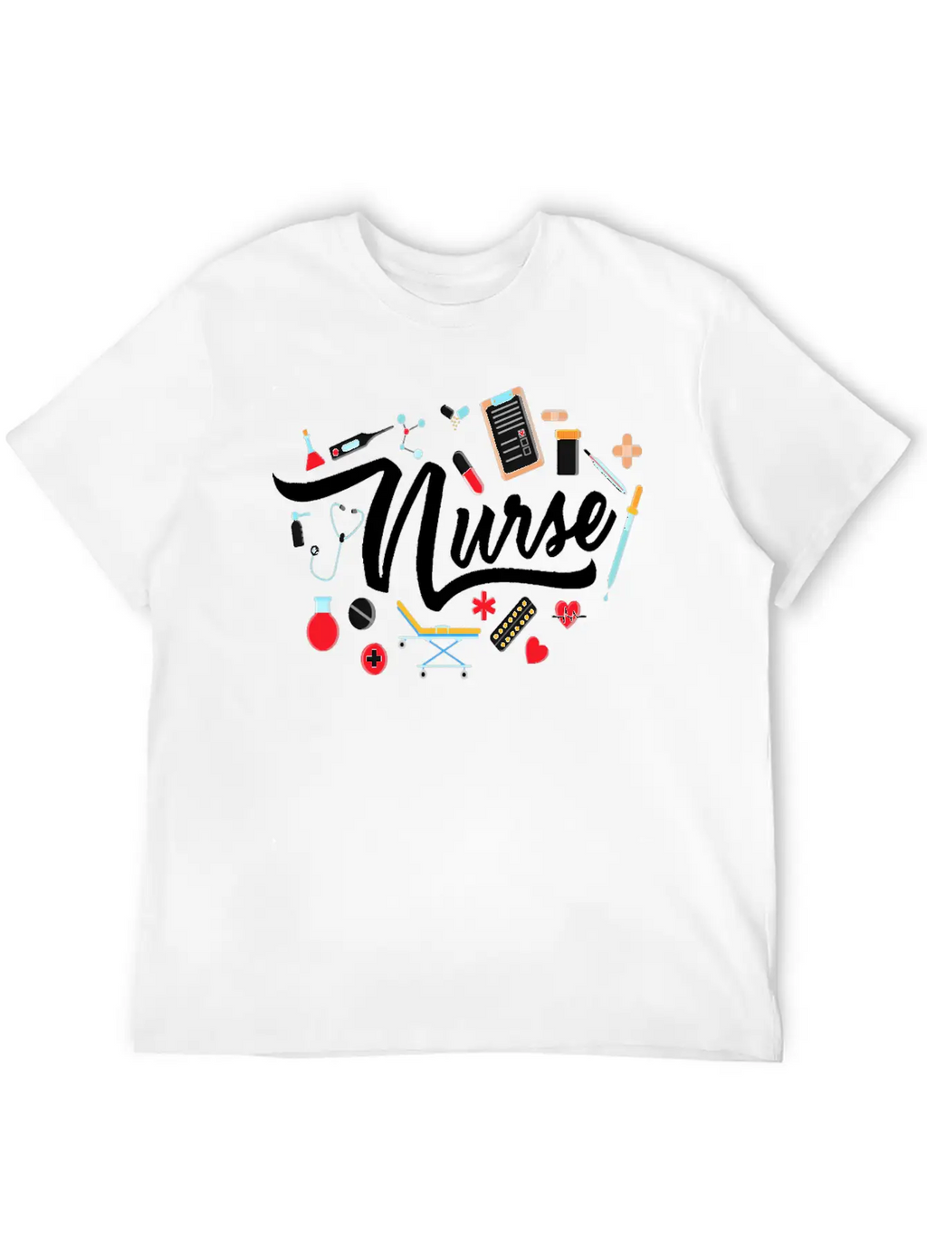 Nurse T Shirt Nurse Nurse Nursing T Shirt Basic Graphic T-Shirt – Daily Comfort In Soft Cotton