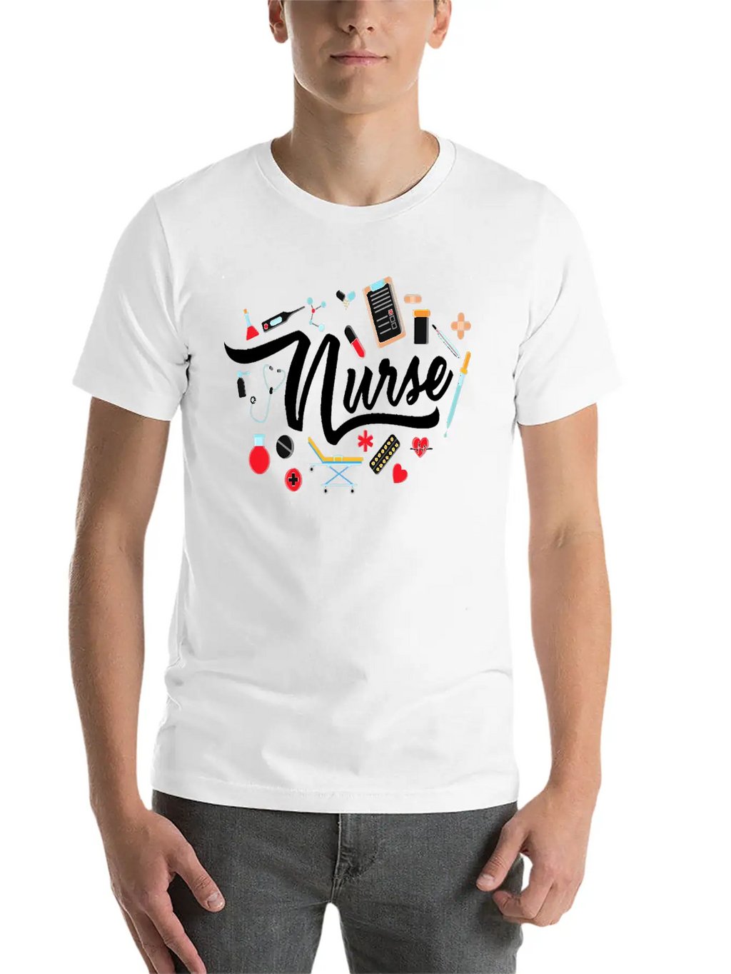 Nurse T Shirt Nurse Nurse Nursing T Shirt Basic Graphic T-Shirt – Daily Comfort In Soft Cotton