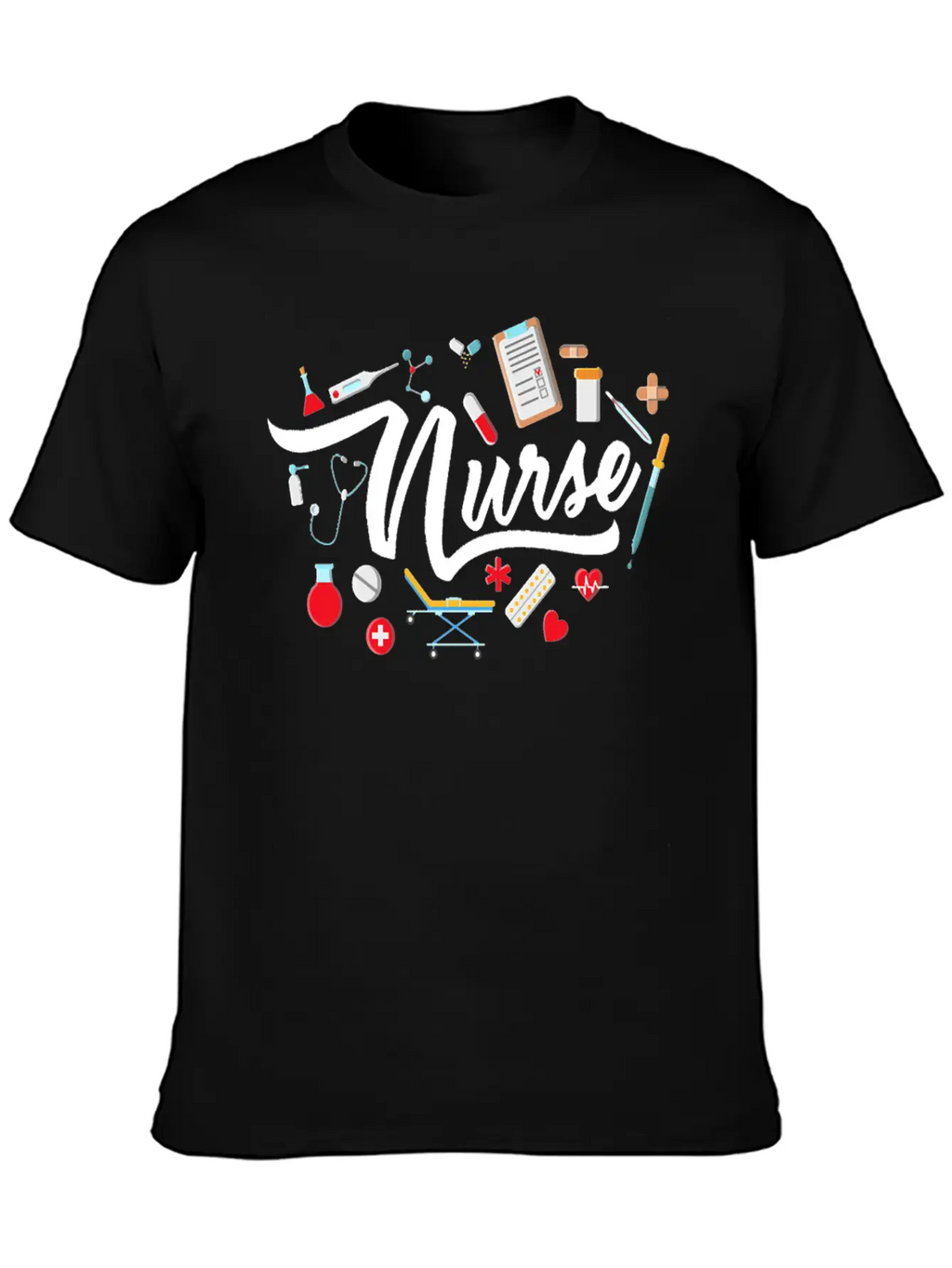 Nurse T Shirt Nurse Nurse Nursing T Shirt Basic Graphic T-Shirt – Daily Comfort In Soft Cotton