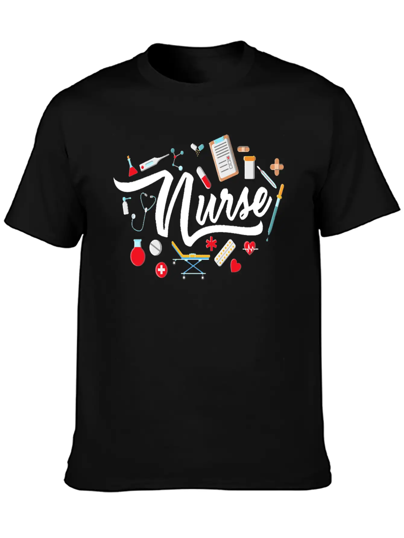 Nurse T Shirt Nurse Nurse Nursing T Shirt Basic Graphic T-Shirt – Daily Comfort In Soft Cotton