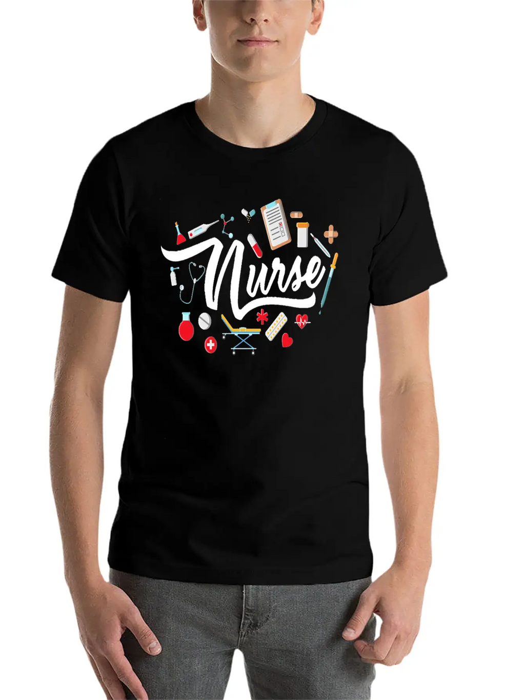 Nurse T Shirt Nurse Nurse Nursing T Shirt Basic Graphic T-Shirt – Daily Comfort In Soft Cotton