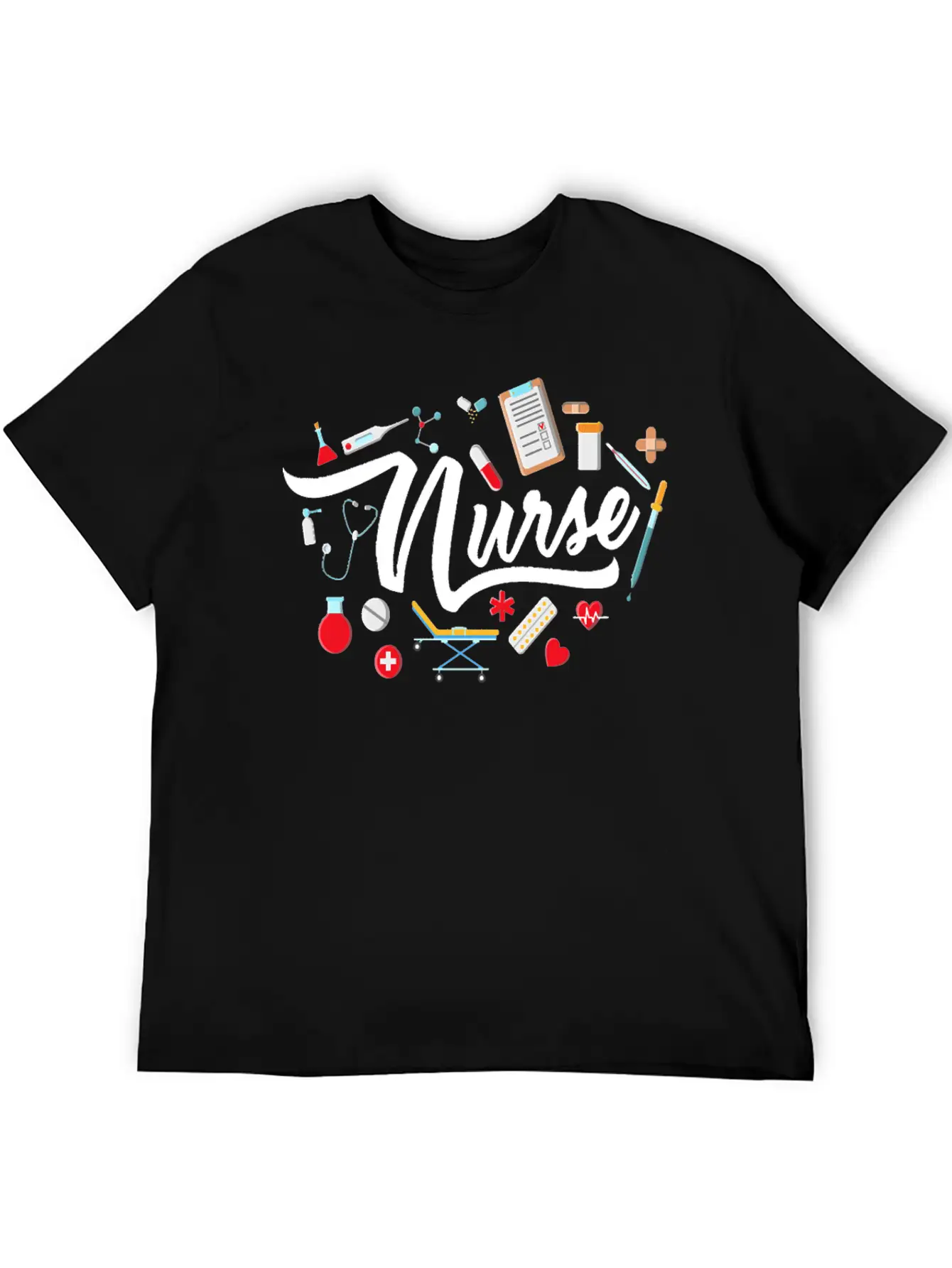 Nurse T Shirt Nurse Nurse Nursing T Shirt Basic Graphic T-Shirt – Daily Comfort In Soft Cotton