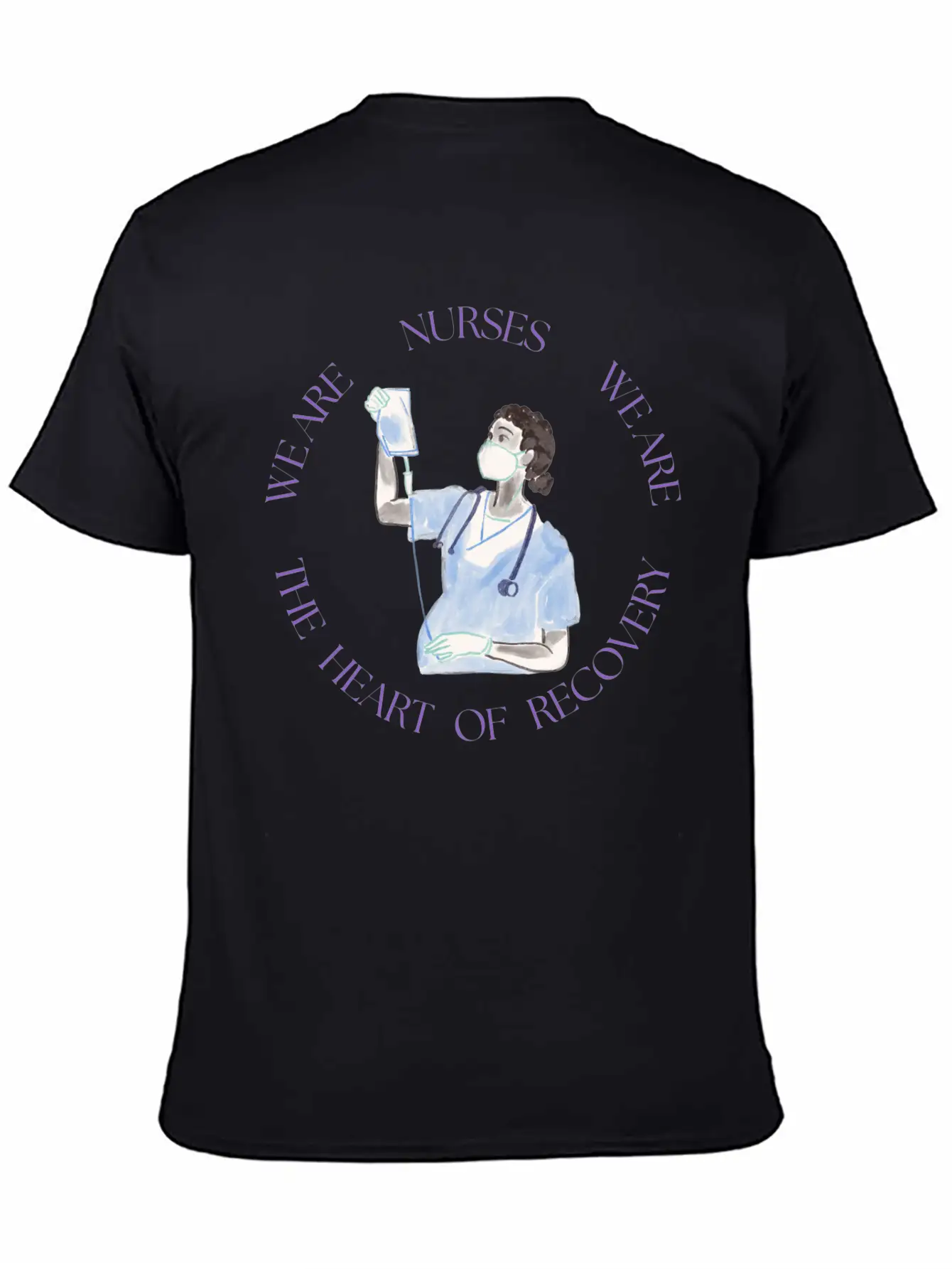 Nurses: The Heart Of Recovery Timeless Short Sleeve Tee – Comfy And Minimalist Design