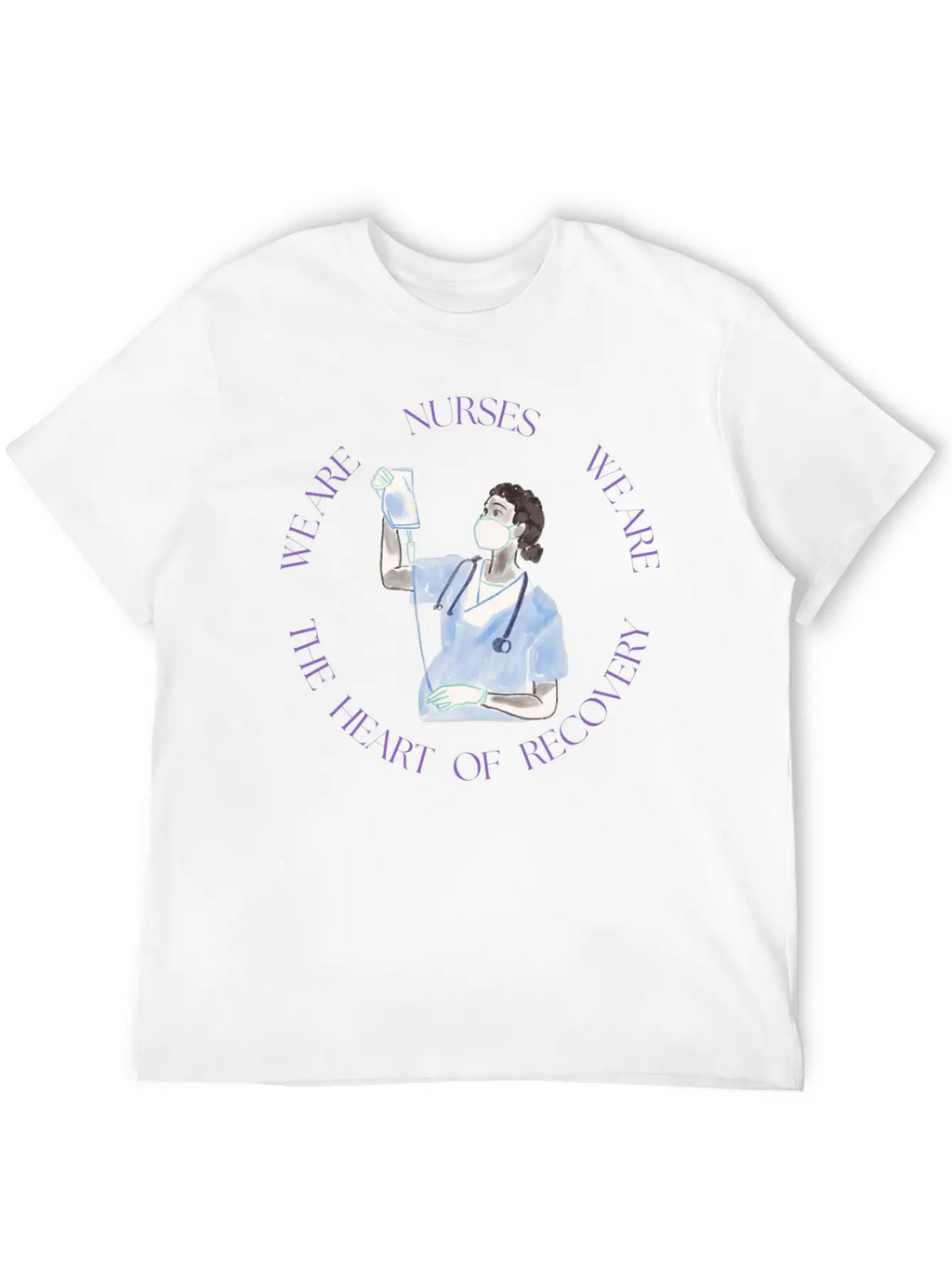 Nurses: The Heart Of Recovery Timeless Short Sleeve Tee – Comfy And Minimalist Design