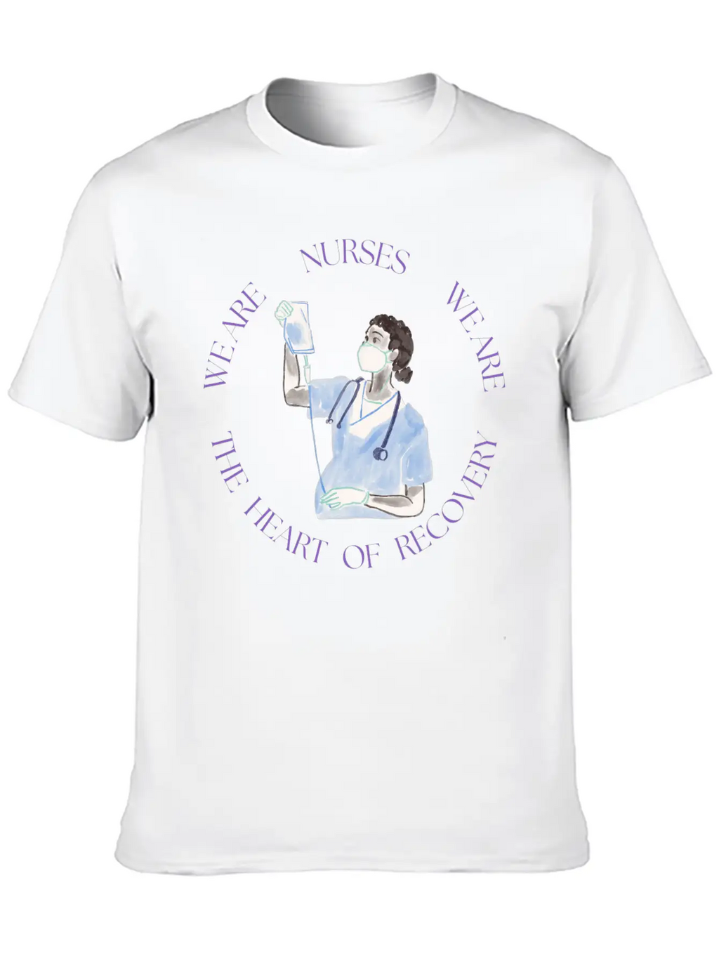 Nurses: The Heart Of Recovery Timeless Short Sleeve Tee – Comfy And Minimalist Design