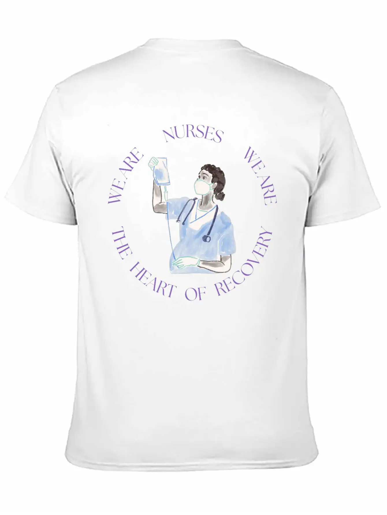 Nurses: The Heart Of Recovery Timeless Short Sleeve Tee – Comfy And Minimalist Design