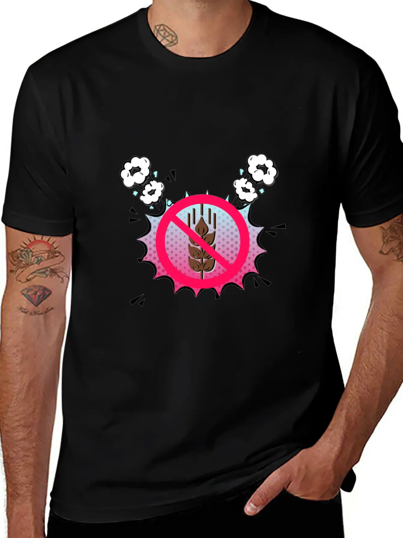Nutrition Is Important Eat Healthy Celiac Shirt Breathable Graphic T-Shirt – Perfect For Casual Days
