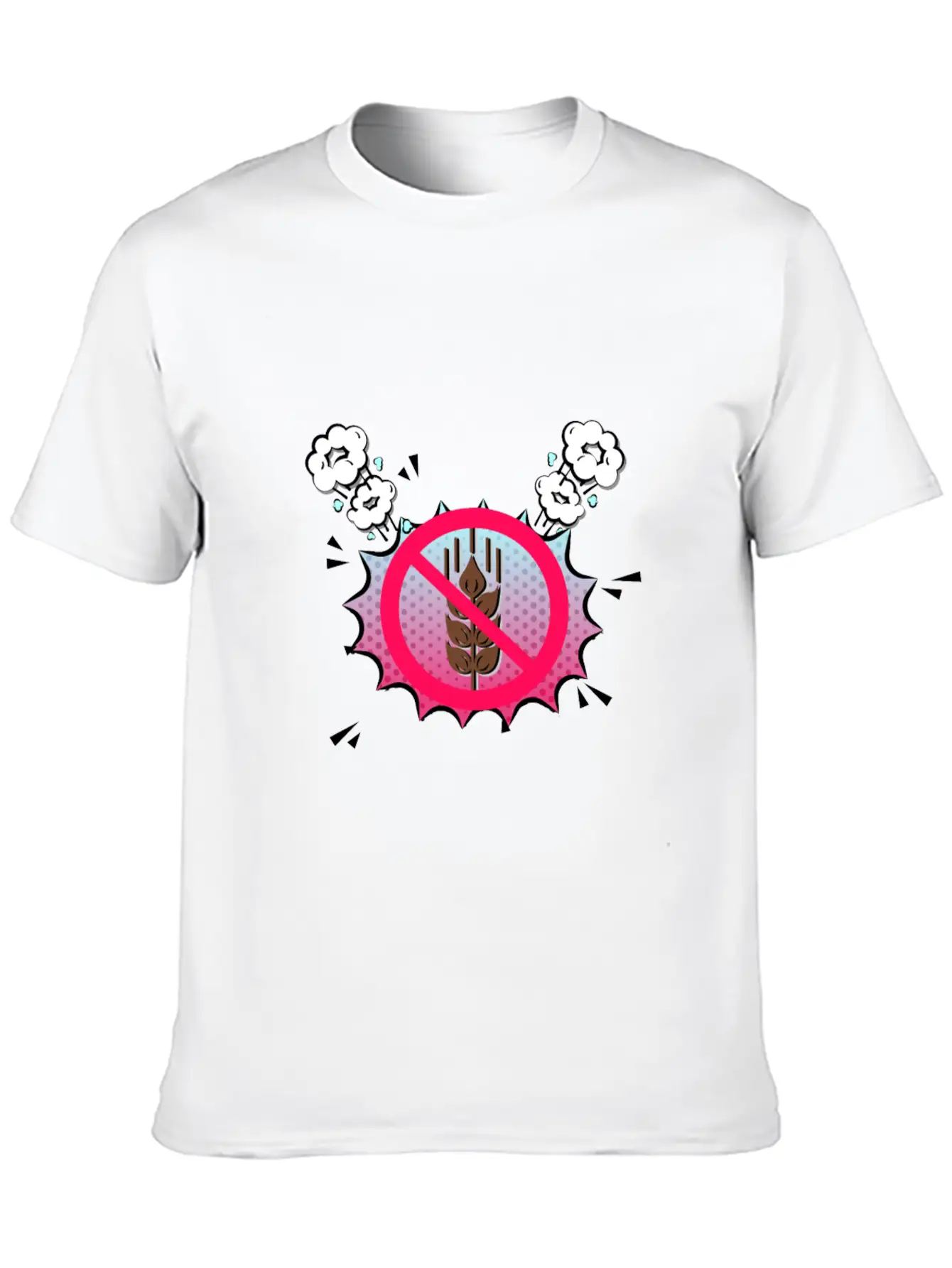 Nutrition Is Important Eat Healthy Celiac Shirt Breathable Graphic T-Shirt – Perfect For Casual Days